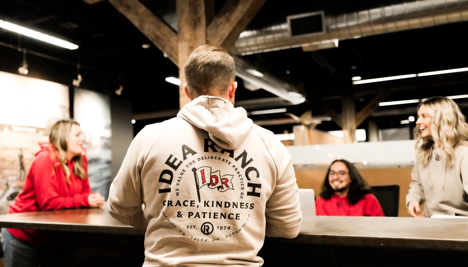 Idea Ranch hoodies and team