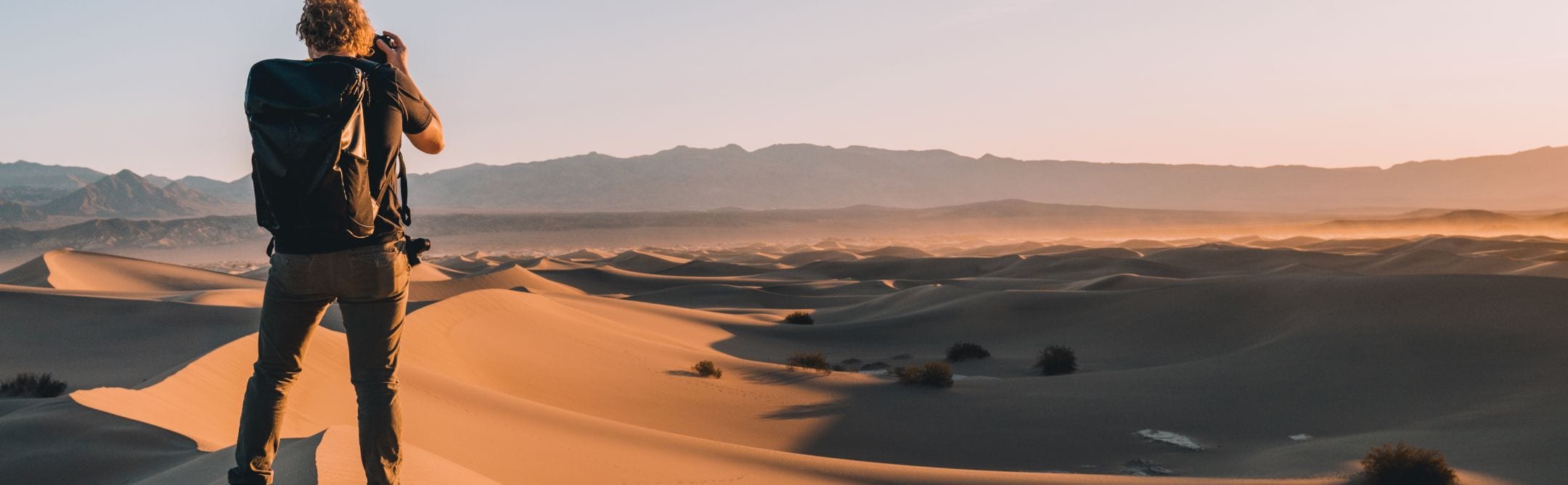 Ben Doerner in desert