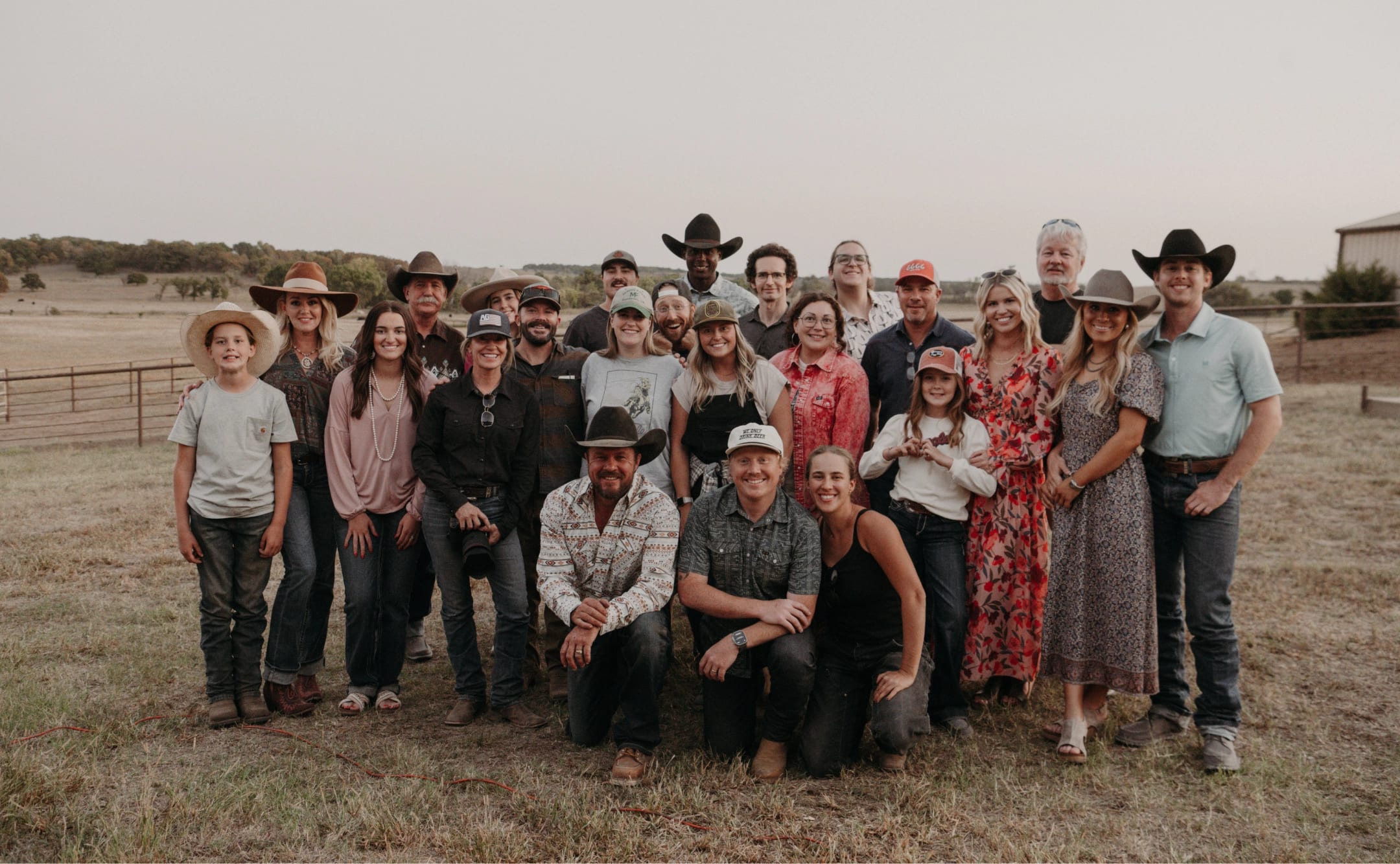 Idea Ranch crew on a western shoot