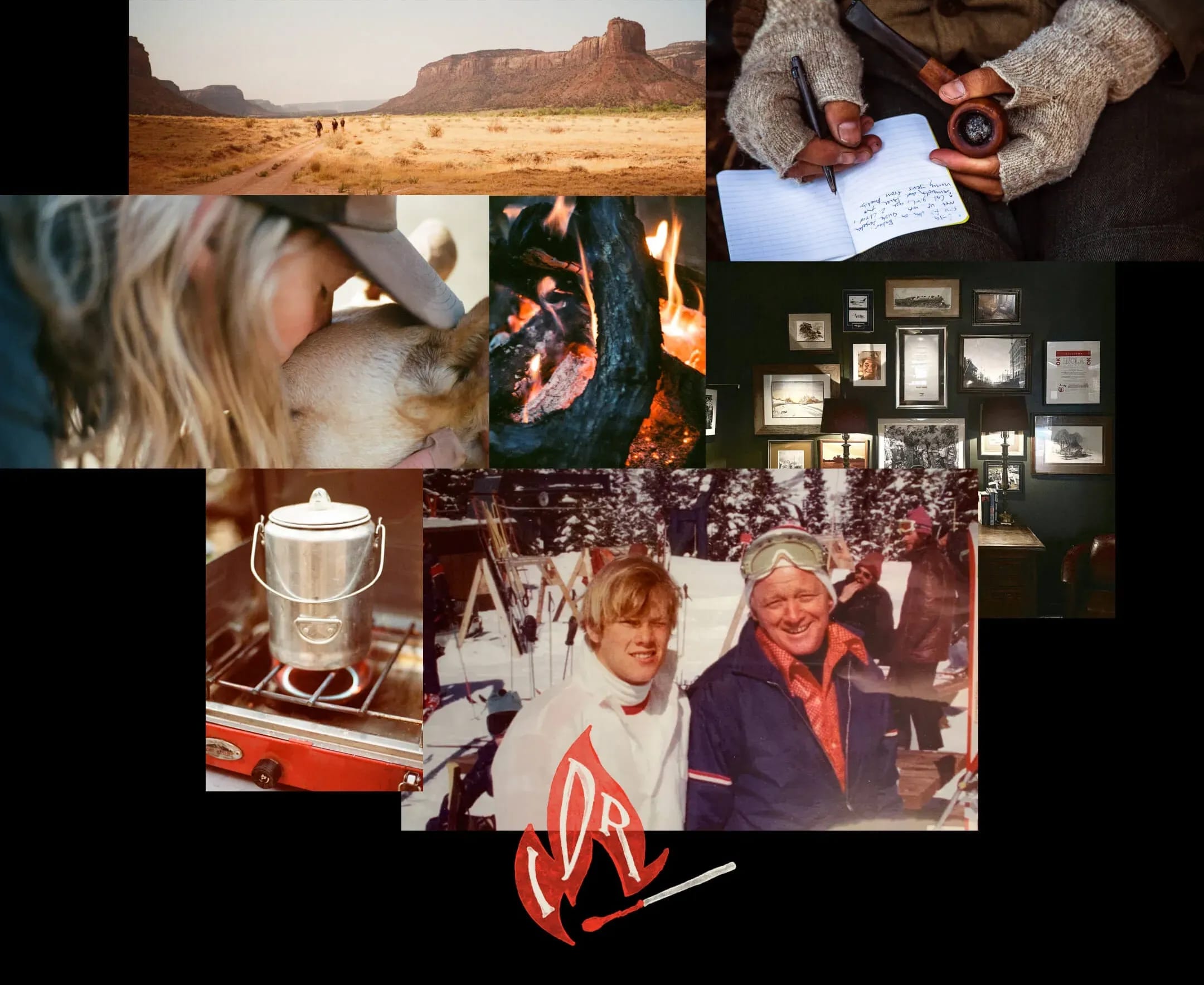 Idea Ranch Collage of different moments in time